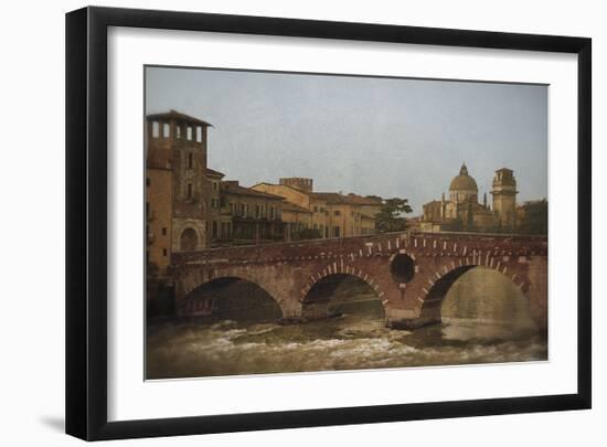 Ponte Pietra, Verona-Heather Jacks-Framed Giclee Print