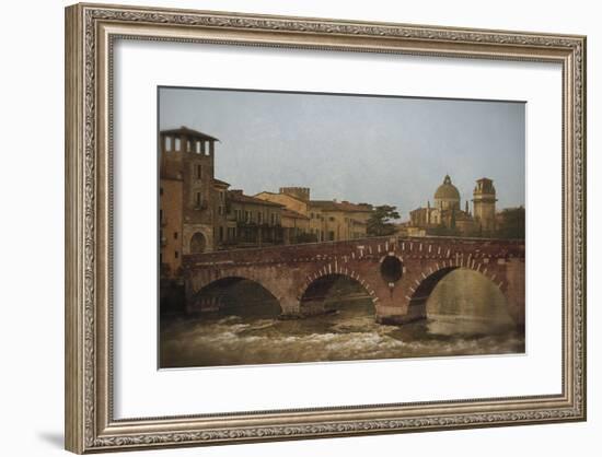 Ponte Pietra, Verona-Heather Jacks-Framed Giclee Print