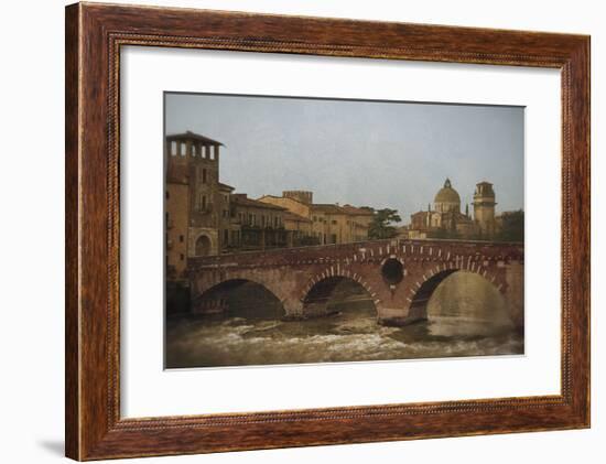 Ponte Pietra, Verona-Heather Jacks-Framed Giclee Print