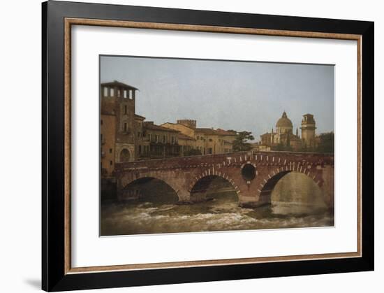 Ponte Pietra, Verona-Heather Jacks-Framed Giclee Print