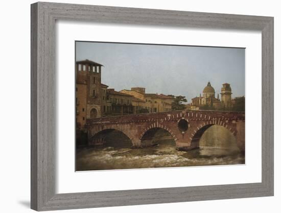 Ponte Pietra, Verona-Heather Jacks-Framed Giclee Print