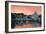 Ponte Sant'Angelo and St. Peter's Basilica at Sunset, Vatican City, Rome-David Clapp-Framed Photographic Print