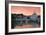 Ponte Sant'Angelo and St. Peter's Basilica at Sunset, Vatican City, Rome-David Clapp-Framed Photographic Print