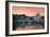 Ponte Sant'Angelo and St. Peter's Basilica at Sunset, Vatican City, Rome-David Clapp-Framed Photographic Print