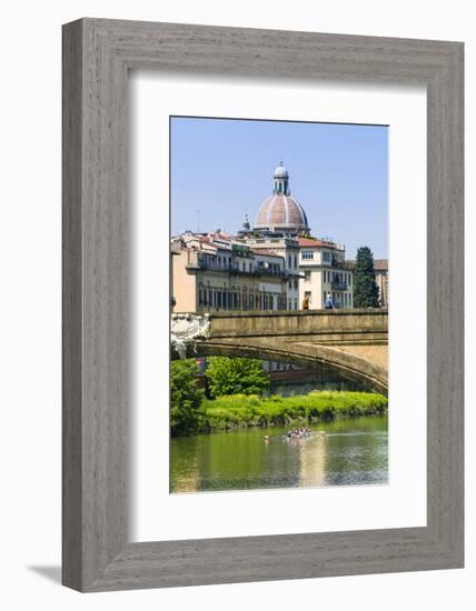 Ponte Santa Trinita, Arno River, Florence, Tuscany, Italy, Europe-Nico Tondini-Framed Photographic Print