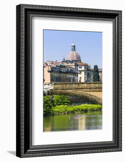 Ponte Santa Trinita, Arno River, Florence, Tuscany, Italy, Europe-Nico Tondini-Framed Photographic Print