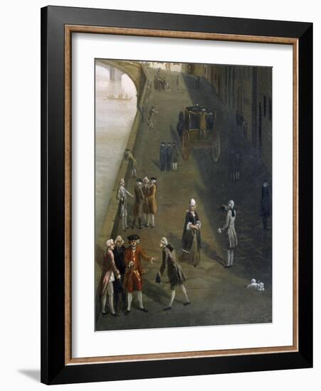 Ponte Santa Trinita' in Florence-Thomas Patch-Framed Giclee Print