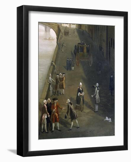 Ponte Santa Trinita' in Florence-Thomas Patch-Framed Giclee Print