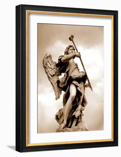 Ponte St Angelo I-Igor Maloratsky-Framed Art Print