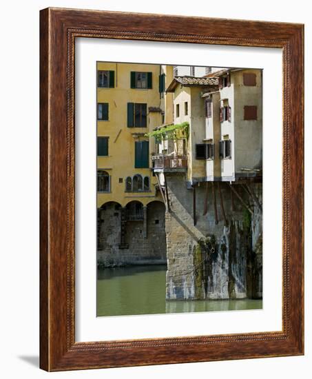 Ponte Vecchio (1345), Florence (Firenze), UNESCO World Heritage Site, Tuscany, Italy-Nico Tondini-Framed Photographic Print
