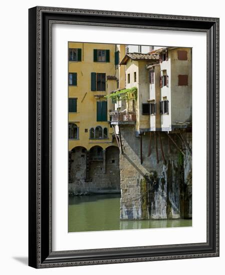 Ponte Vecchio (1345), Florence (Firenze), UNESCO World Heritage Site, Tuscany, Italy-Nico Tondini-Framed Photographic Print