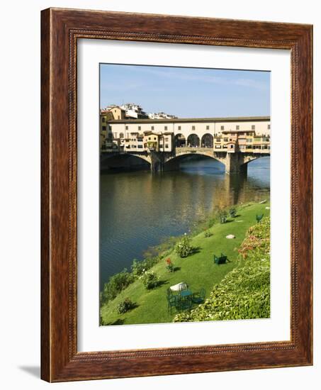 Ponte Vecchio (14th Century), Firenze, UNESCO World Heritage Site, Tuscany, Italy-Nico Tondini-Framed Photographic Print