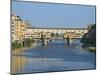 Ponte Vecchio and the Arno River at Sunrise, Florence, Tuscany, Italy-Rob Tilley-Mounted Photographic Print