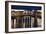 Ponte Vecchio at Night, Florence, Italy-David Clapp-Framed Photographic Print