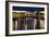 Ponte Vecchio at Night, Florence, Italy-David Clapp-Framed Photographic Print