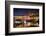 Ponte Vecchio at Night, Florence, Italy-George Oze-Framed Photographic Print