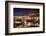 Ponte Vecchio at Night, Florence, Italy-George Oze-Framed Photographic Print