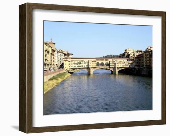 Ponte Vecchio, Florence, Italy-Peter Thompson-Framed Photographic Print