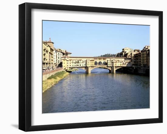 Ponte Vecchio, Florence, Italy-Peter Thompson-Framed Photographic Print