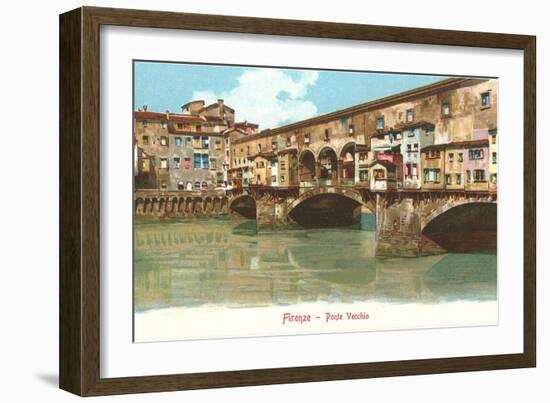 Ponte Vecchio, Florence, Italy-null-Framed Art Print