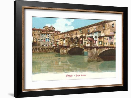 Ponte Vecchio, Florence, Italy-null-Framed Art Print