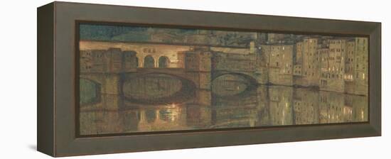 Ponte Vecchio, Florence-William Holman Hunt-Framed Premier Image Canvas