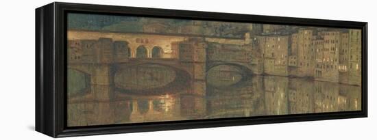 Ponte Vecchio, Florence-William Holman Hunt-Framed Premier Image Canvas