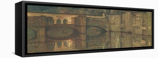 Ponte Vecchio, Florence-William Holman Hunt-Framed Premier Image Canvas