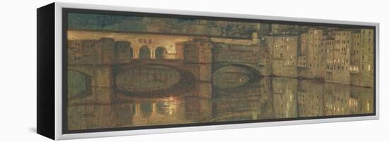 Ponte Vecchio, Florence-William Holman Hunt-Framed Premier Image Canvas