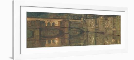 Ponte Vecchio, Florence-William Holman Hunt-Framed Giclee Print