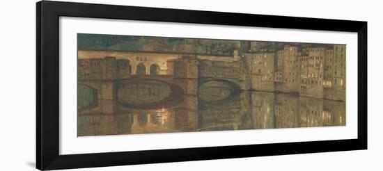 Ponte Vecchio, Florence-William Holman Hunt-Framed Giclee Print