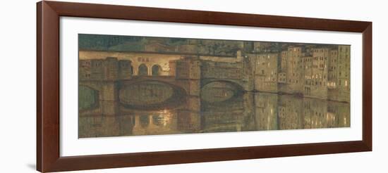 Ponte Vecchio, Florence-William Holman Hunt-Framed Giclee Print