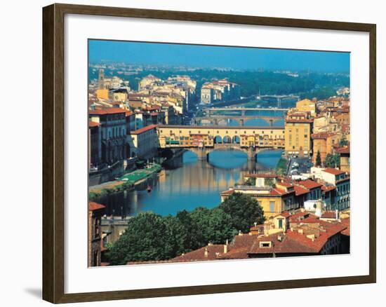 Ponte Vecchio in Florence-null-Framed Photographic Print