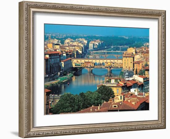 Ponte Vecchio in Florence-null-Framed Photographic Print