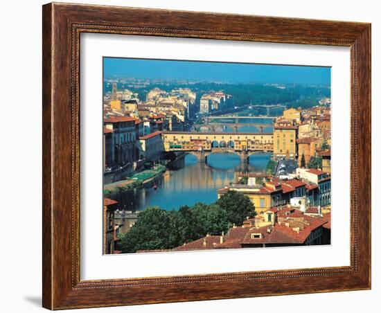 Ponte Vecchio in Florence-null-Framed Photographic Print