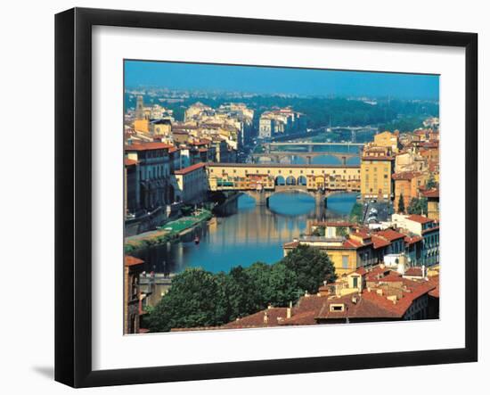 Ponte Vecchio in Florence-null-Framed Photographic Print