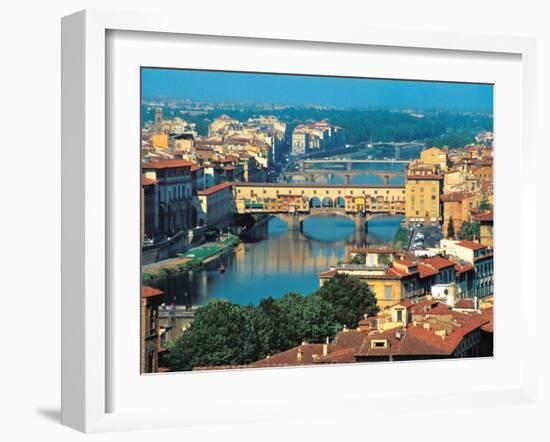 Ponte Vecchio in Florence-null-Framed Photographic Print