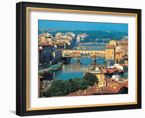 Ponte Vecchio in Florence-null-Framed Photographic Print