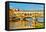 Ponte Vecchio over Arno River in Florence, Italy-sborisov-Framed Premier Image Canvas