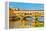 Ponte Vecchio over Arno River in Florence, Italy-sborisov-Framed Premier Image Canvas