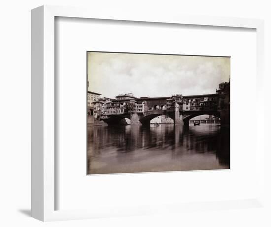 Ponte Vecchio over the River Arno in Florence-Bettmann-Framed Photographic Print