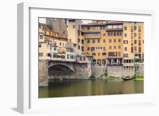 Ponte Vecchio, River Arno, UNESCO, Firenze, Tuscany, Italy-Nico Tondini-Framed Photographic Print