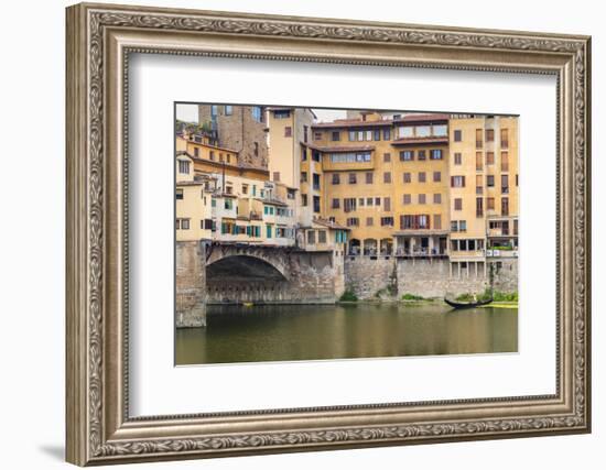 Ponte Vecchio, River Arno, UNESCO, Firenze, Tuscany, Italy-Nico Tondini-Framed Photographic Print