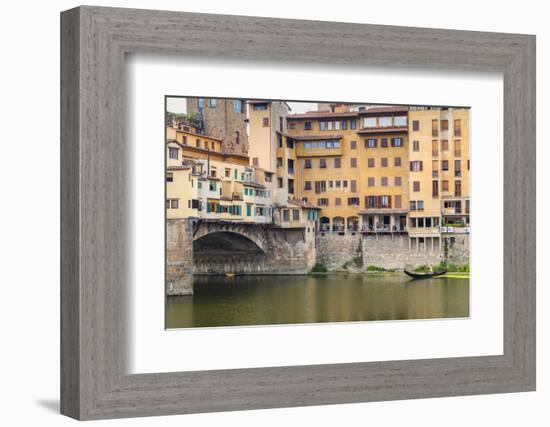 Ponte Vecchio, River Arno, UNESCO, Firenze, Tuscany, Italy-Nico Tondini-Framed Photographic Print