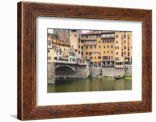 Ponte Vecchio, River Arno, UNESCO, Firenze, Tuscany, Italy-Nico Tondini-Framed Photographic Print