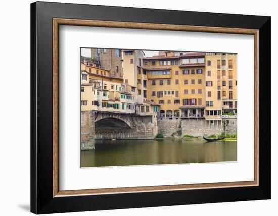 Ponte Vecchio, River Arno, UNESCO, Firenze, Tuscany, Italy-Nico Tondini-Framed Photographic Print