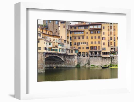 Ponte Vecchio, River Arno, UNESCO, Firenze, Tuscany, Italy-Nico Tondini-Framed Photographic Print