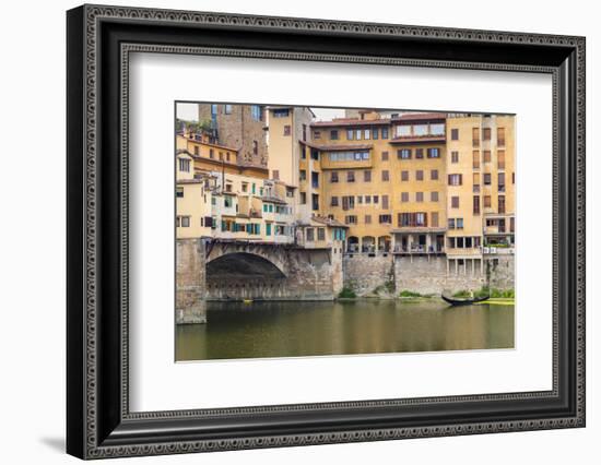 Ponte Vecchio, River Arno, UNESCO, Firenze, Tuscany, Italy-Nico Tondini-Framed Photographic Print