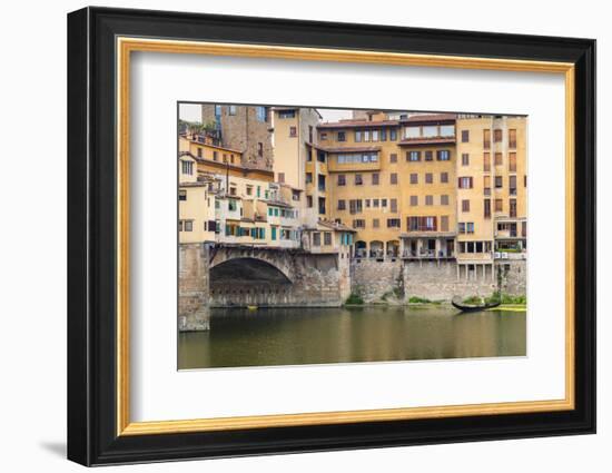 Ponte Vecchio, River Arno, UNESCO, Firenze, Tuscany, Italy-Nico Tondini-Framed Photographic Print