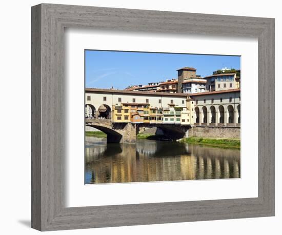 Ponte Vecchio, UNESCO World Heritage Site, Firenze, Tuscany, Italy-Nico Tondini-Framed Photographic Print